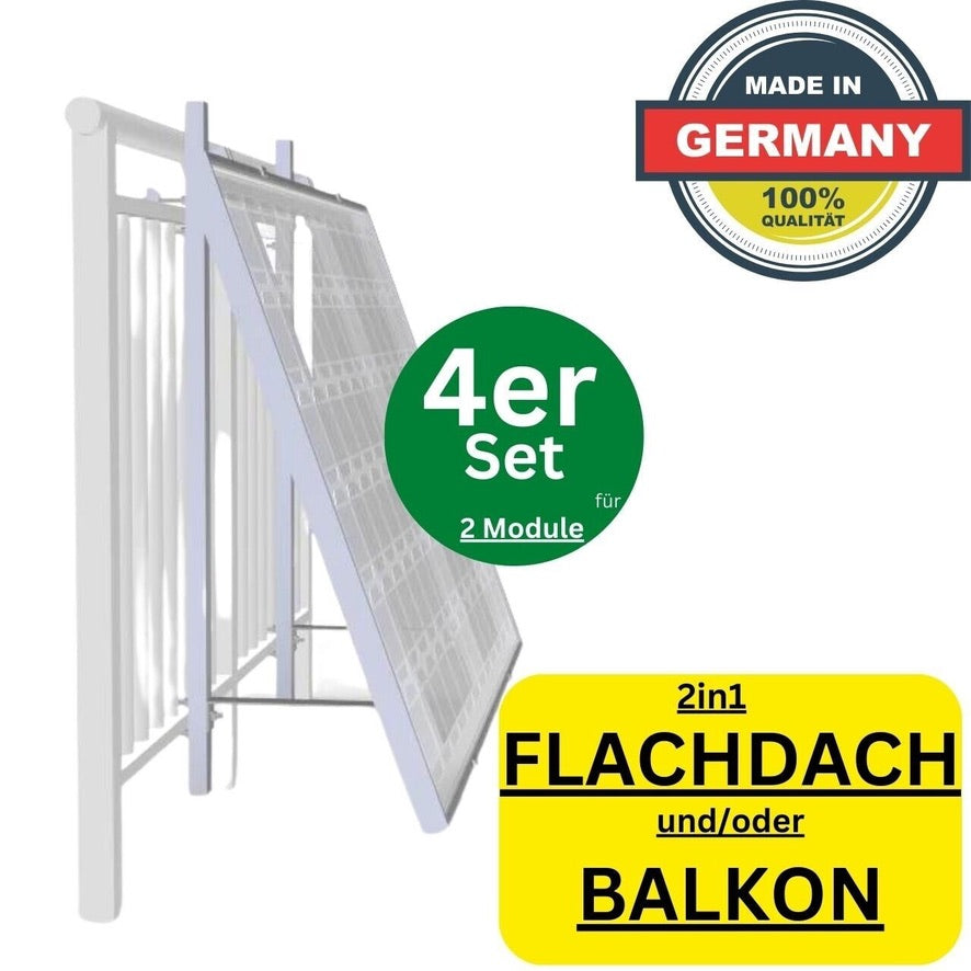 Balkonkraftwerk 890W/800W Hoymiles - 2x 445W Fullblack