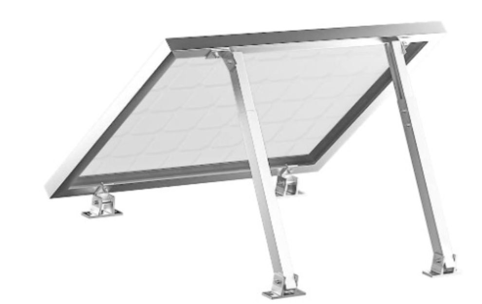 Balkonkraftwerk Halterung Aufständerung PV-Modul Flachdach
