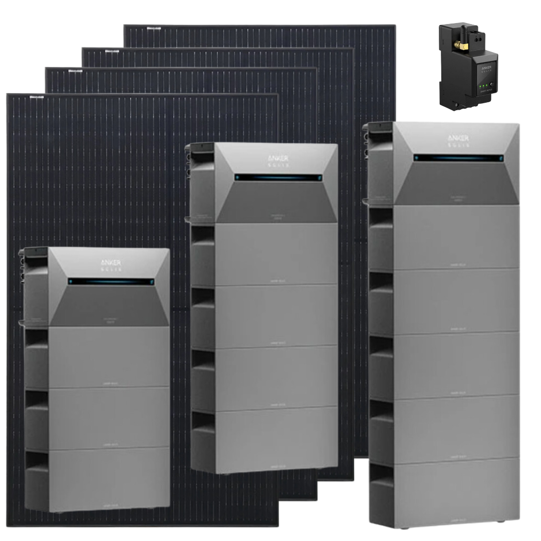 Bifaziales Balkonkraftwerk mit Anker Solarbank 2 E1600 Pro 1,6kwh-9,6kwh