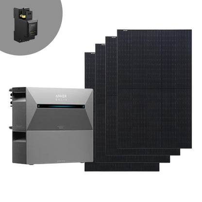 Bifaziales Balkonkraftwerk mit Anker Solarbank 2 E1600 Pro 1,6kwh-9,6kwh