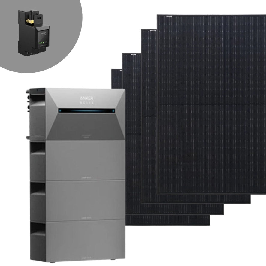 Bifaziales Balkonkraftwerk mit Anker Solarbank 2 E1600 Pro 1,6kwh-9,6kwh