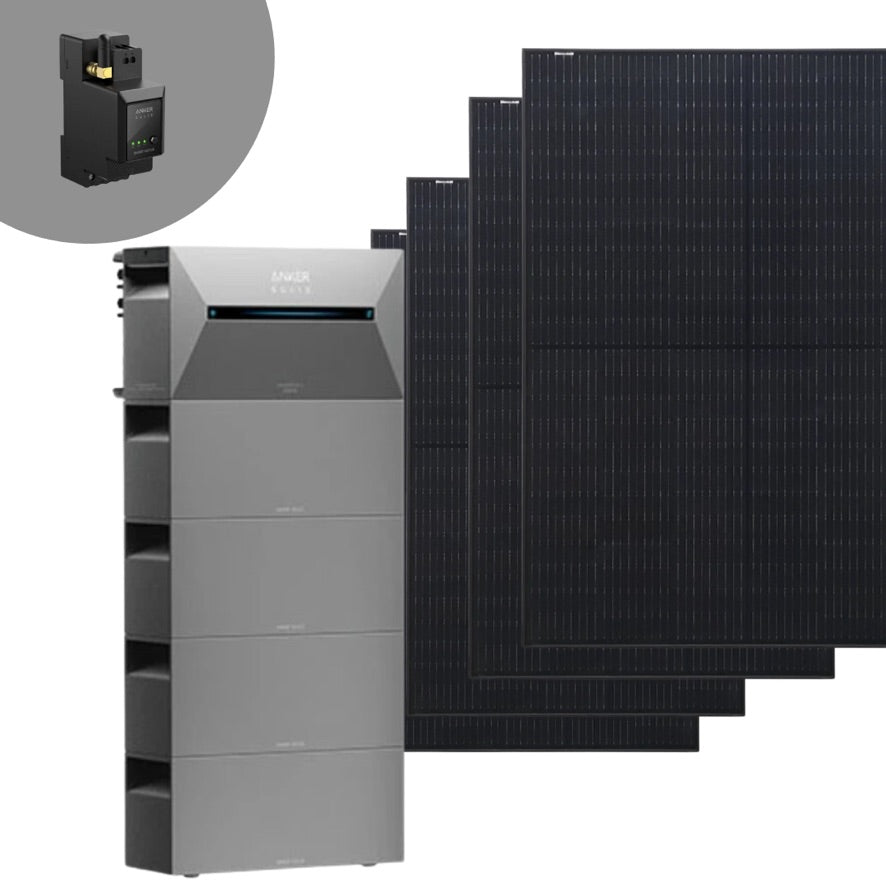 Bifaziales Balkonkraftwerk mit Anker Solarbank 2 E1600 Pro 1,6kwh-9,6kwh