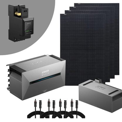 Bifaziales Balkonkraftwerk mit Anker Solarbank 2 Pro 800W/1720W