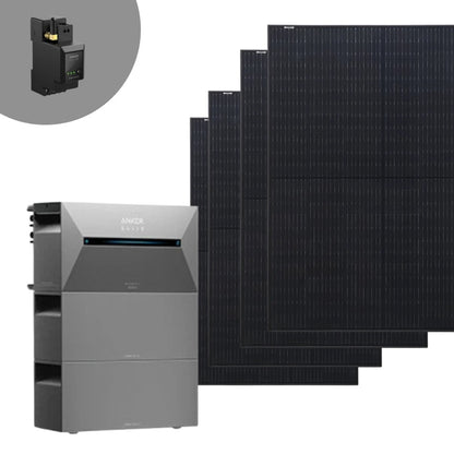 Bifaziales Balkonkraftwerk mit Anker Solarbank 2 E1600 Pro 1,6kwh-9,6kwh